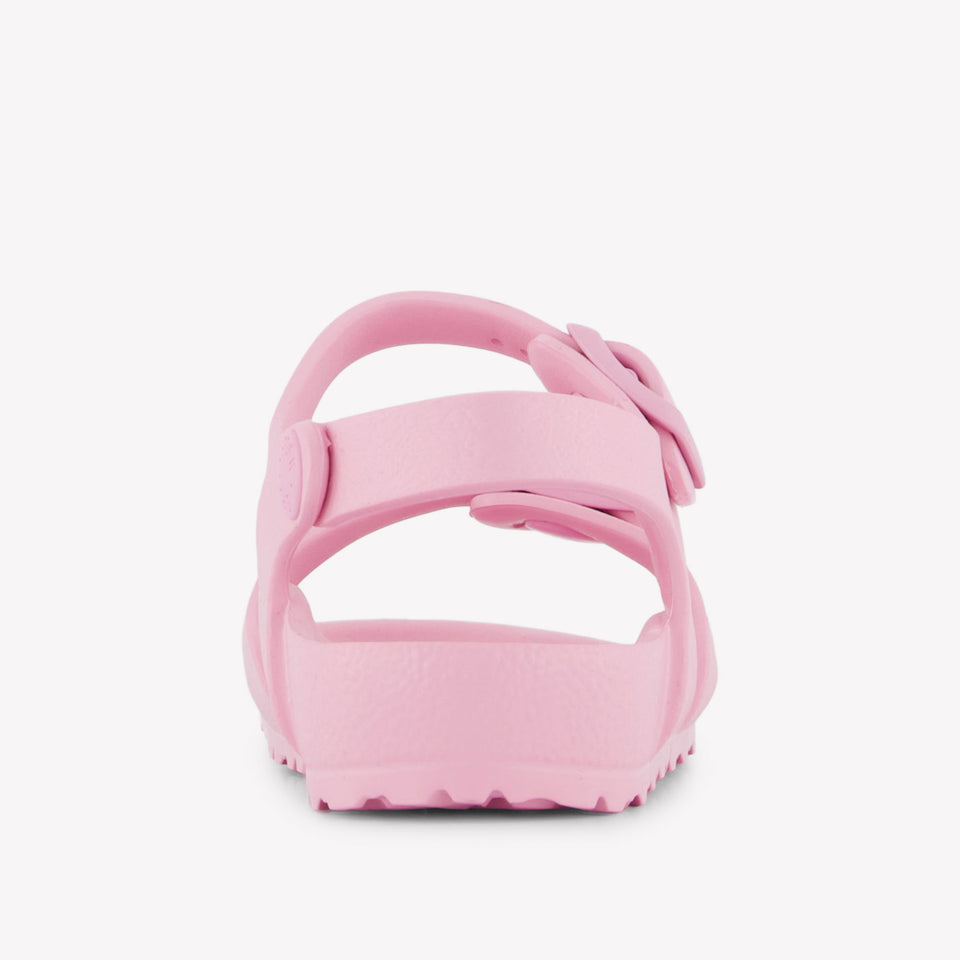 Birkenstock Rio Girls Sandals In Pink