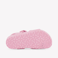 Birkenstock Rio Girls Sandals In Pink