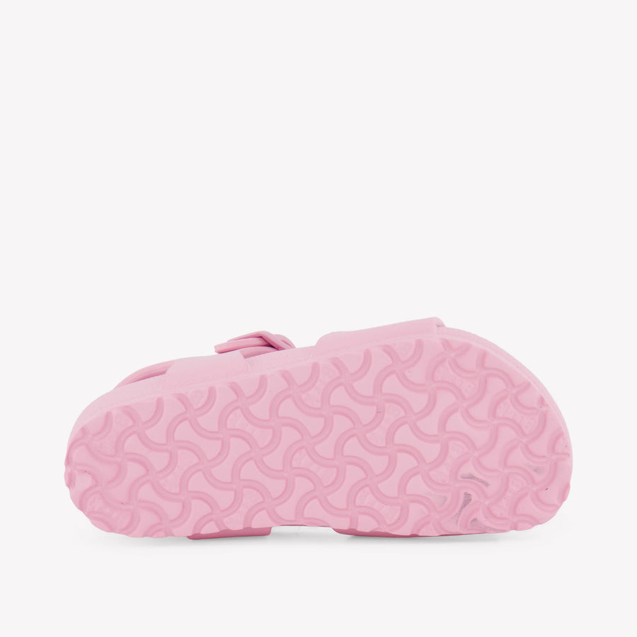 Birkenstock Rio Girls Sandals In Pink