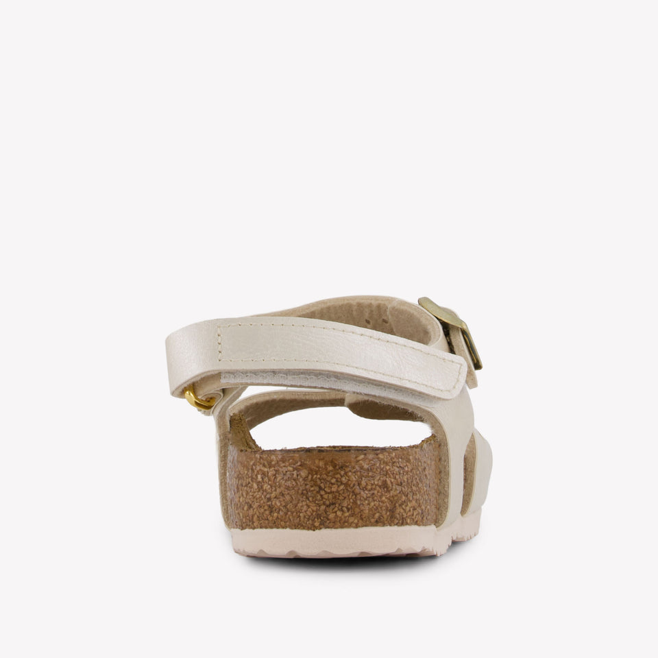 Birkenstock Rio Girls Sandals In White