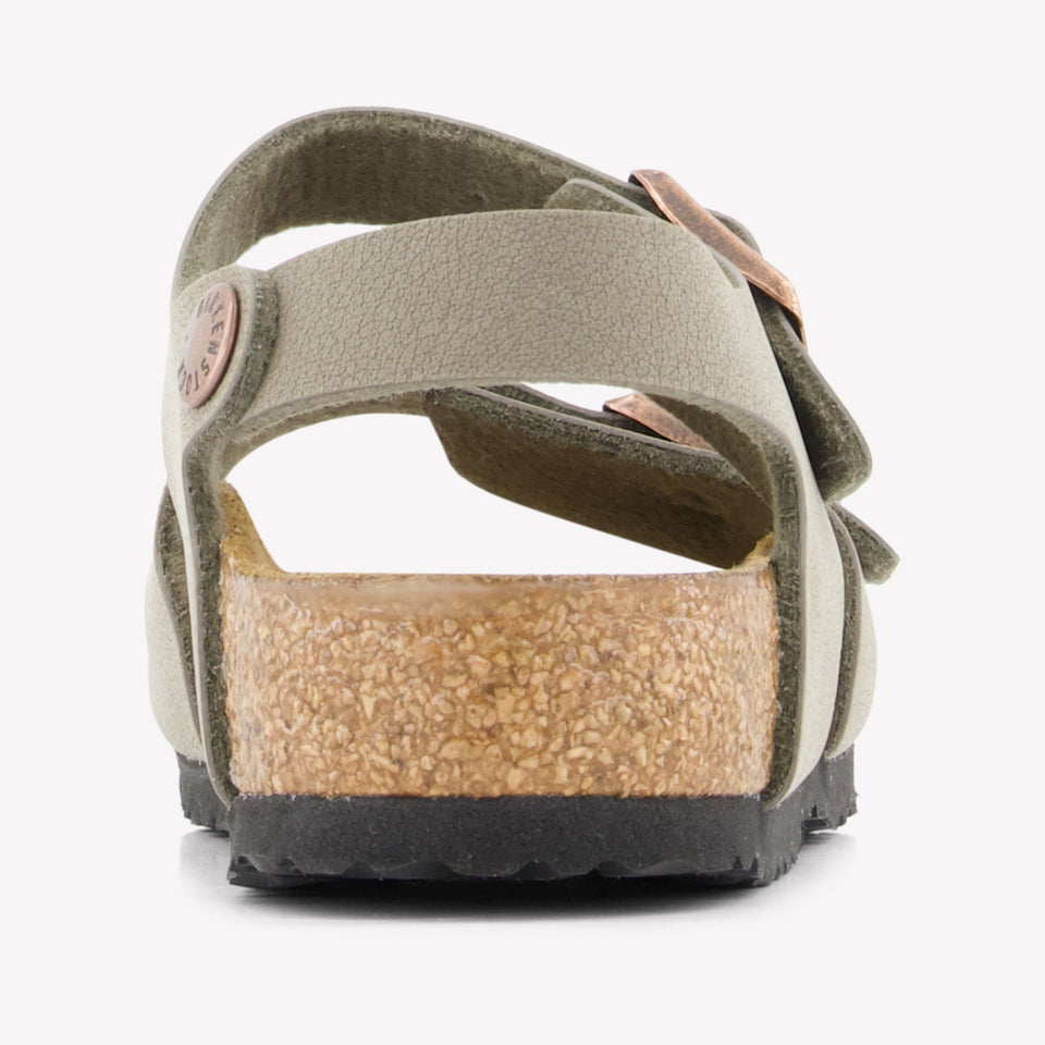 Birkenstock Unisex Slippers In Taupe