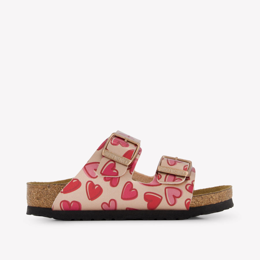 Birkenstock Arizona Girls Slides in Brons
