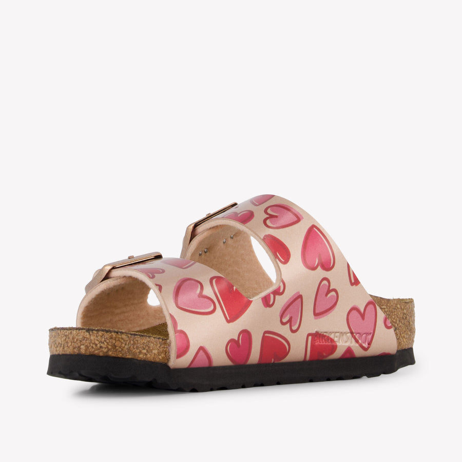 Birkenstock Arizona Meisjes Slippers In Brons