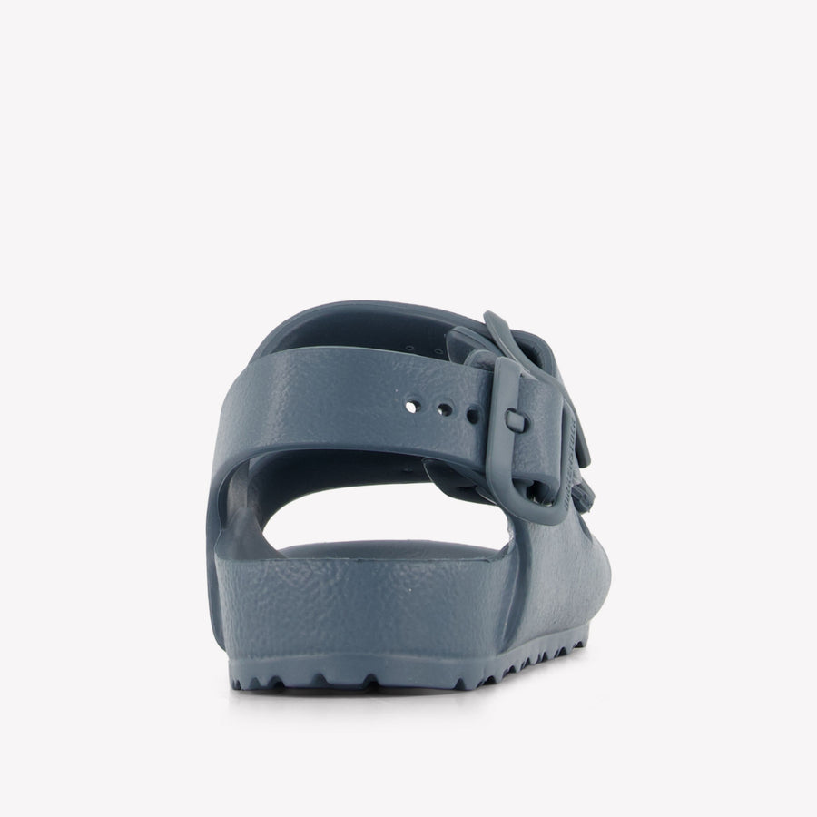 Birkenstock Milano Boys Sandals In Dark Gray