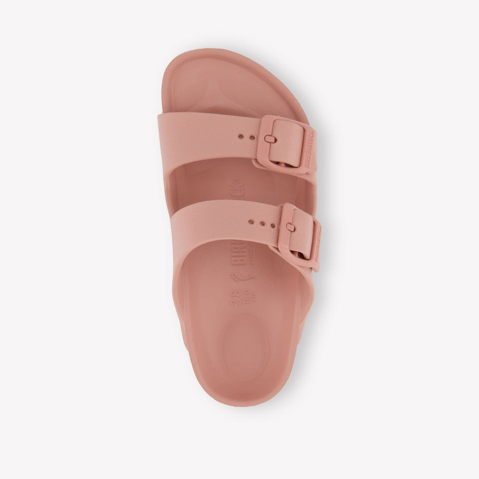 Birkenstock Arizona Meisjes Slippers In Oud Roze