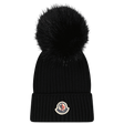 Moncler Kinder Meisjes Muts Zwart s