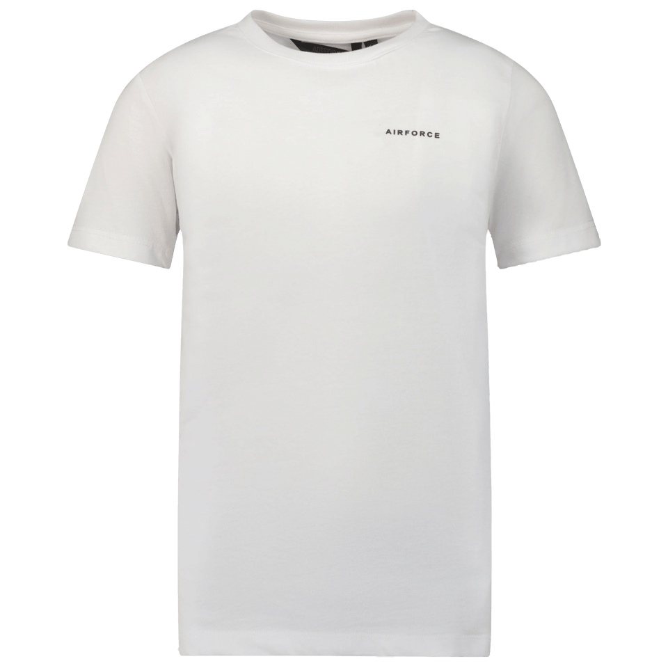 Airforce Kids Boys T-Shirt White