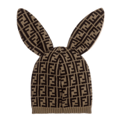 Fendi bebek unisex mutsje brown