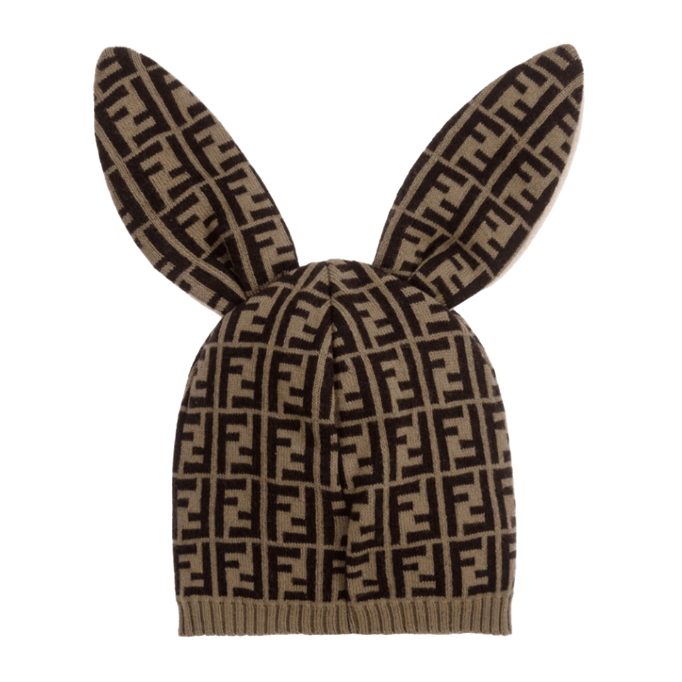 Fendi Baby Unisex Mutsje Bruin