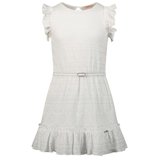 Liu Jo Kids Girls Dress Off White