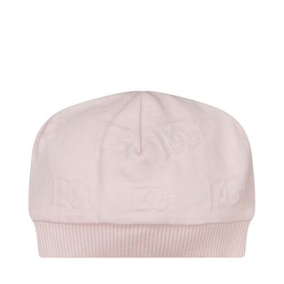 Dolce & Gabbana Baby Unisex Bonnet Light Pink