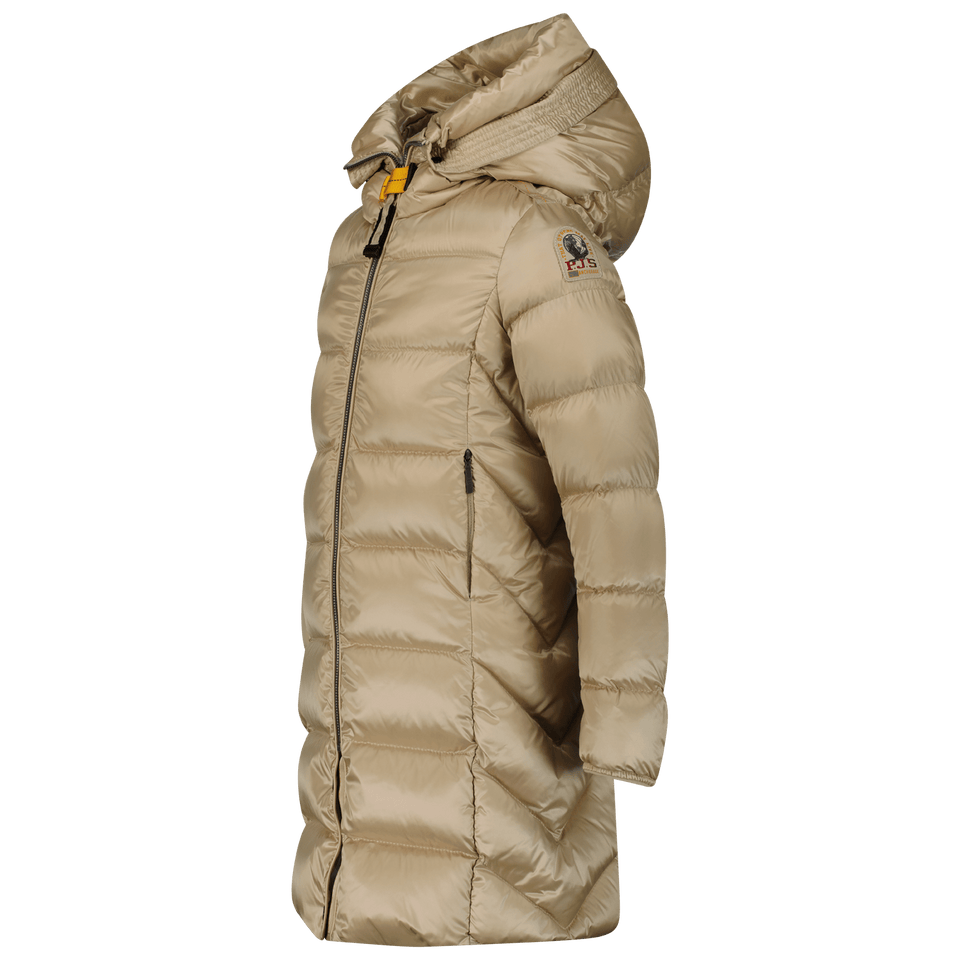Parajumpers Kids Girls Coat Gold