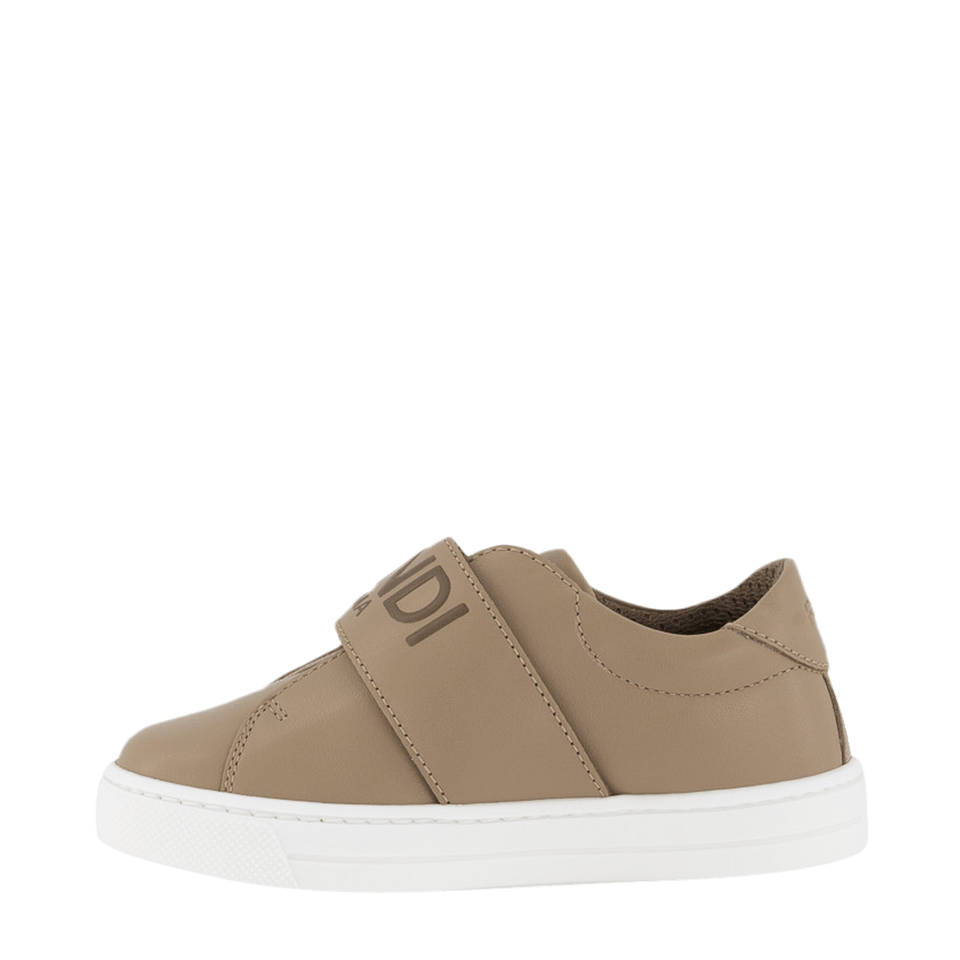 Fendi Kinder Unisex Sneakers Beige