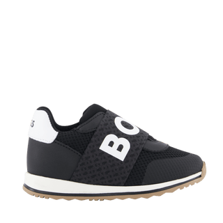 Boss Kinder Jongens Sneakers Zwart 19