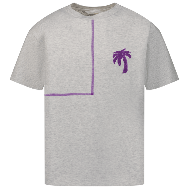 Palm Angels Kinder Meisjes T-Shirt Grijs 4Y