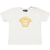 Versace Baby Unisex T-Shirt Beyaz