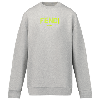 Fendi Kids Unisex Sweater Grey