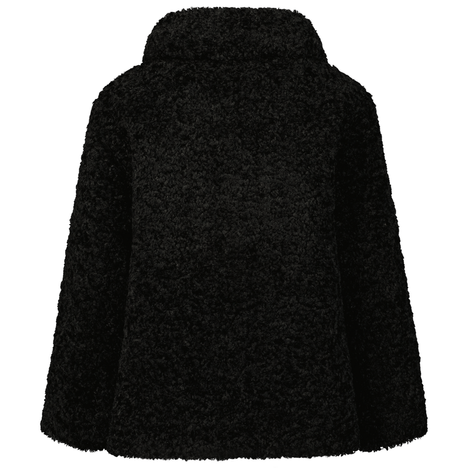 MonnaLisa Kids Girls Coat Black