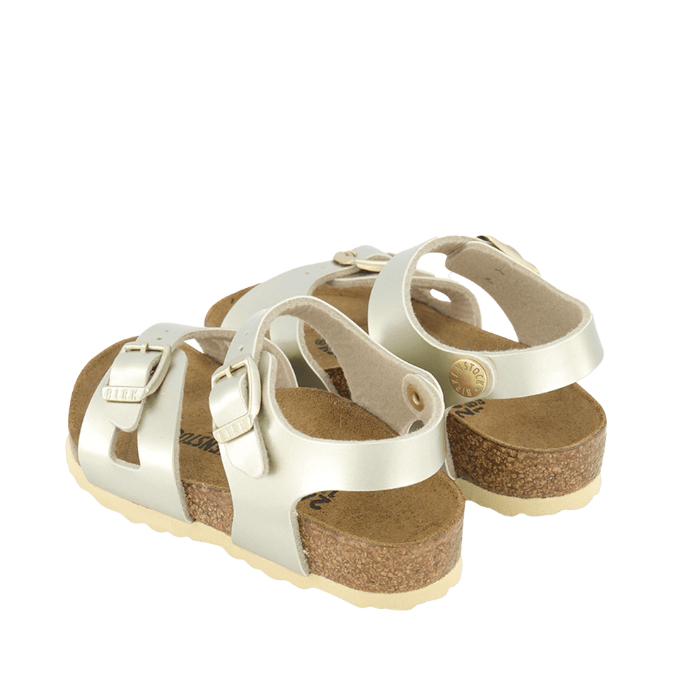 Birkenstock Kids Girls sandals Gold