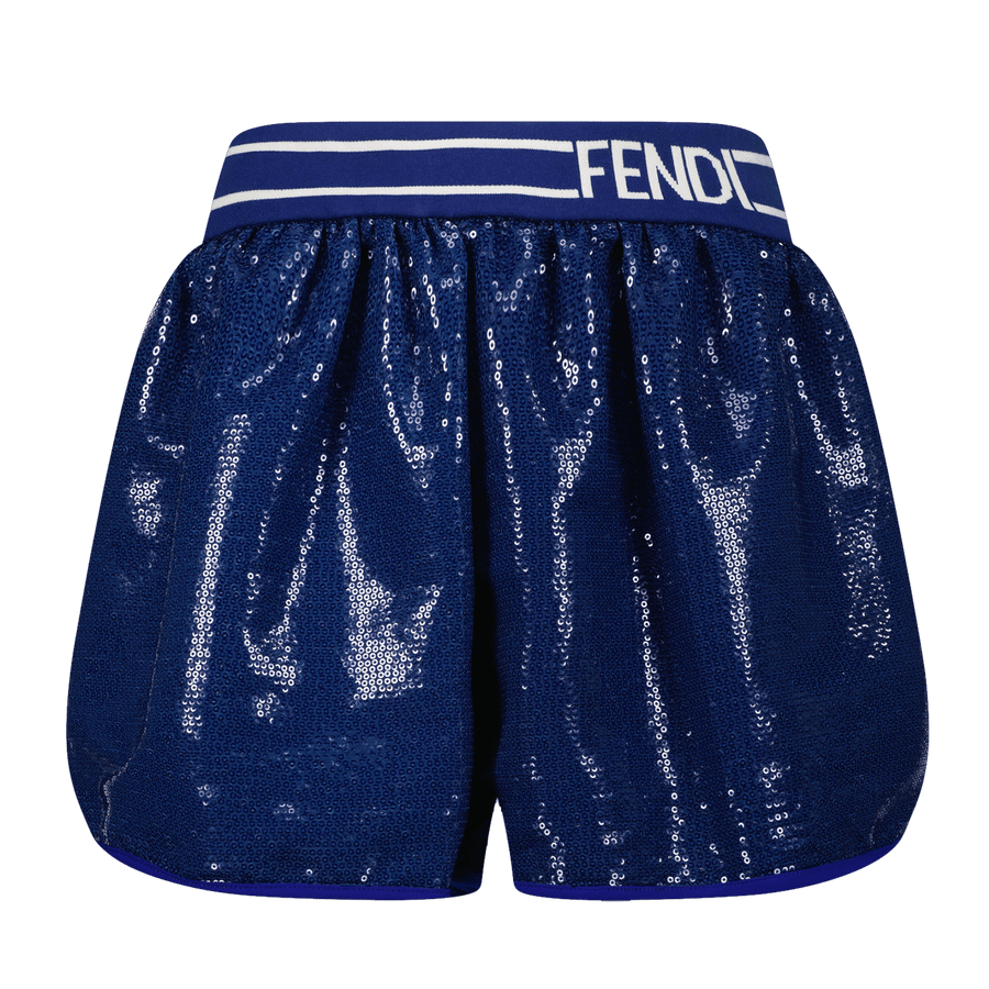 Fendi Kinder Meisjes Shorts Blauw