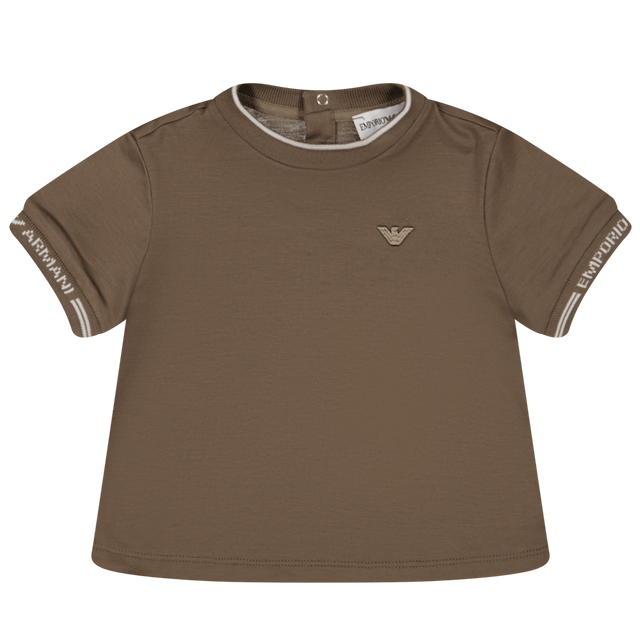 Armani Baby Boys T-Shirt Taupe