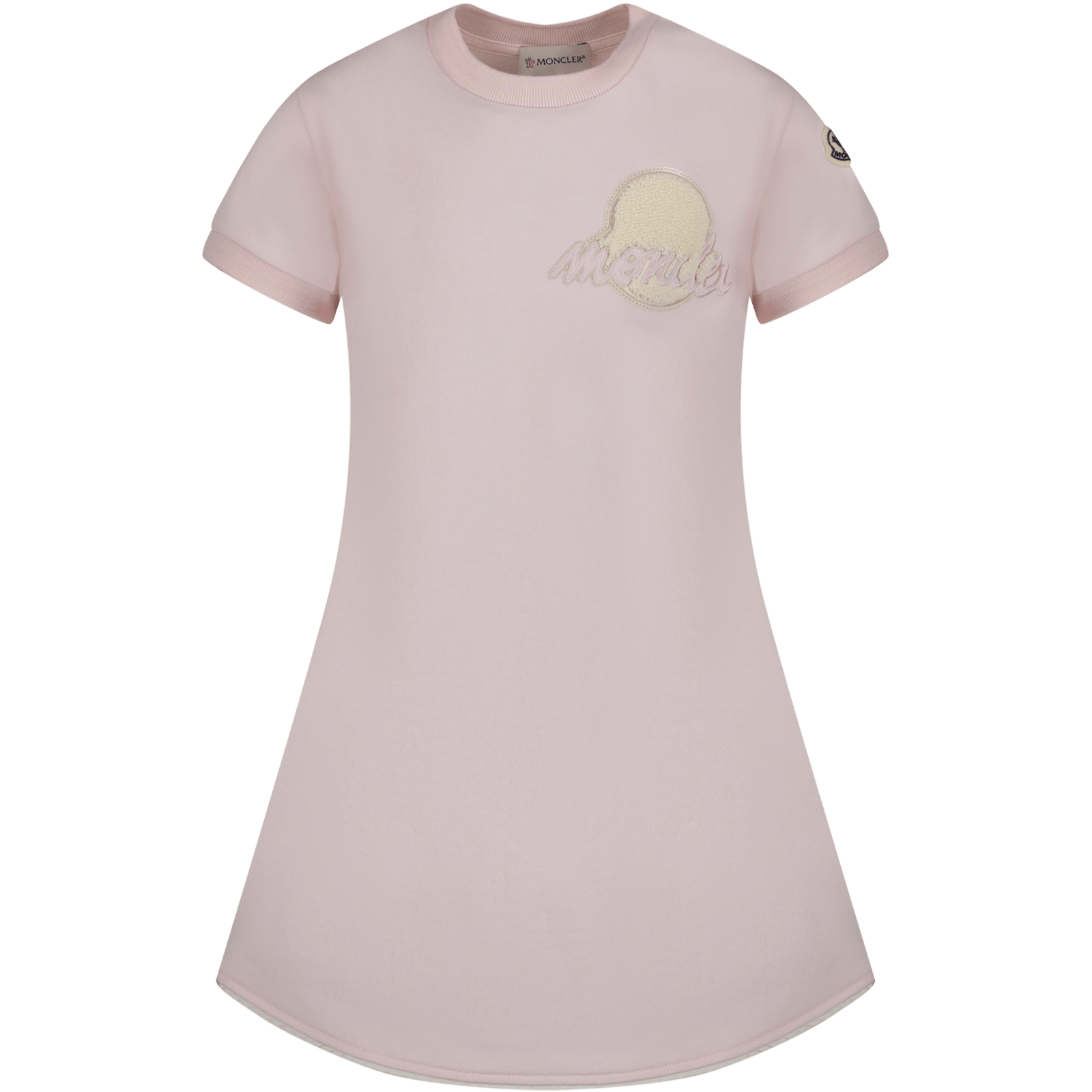 Moncler Kids Girls Dress Light Pink