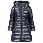 Moncler Kids girls jacket Navy