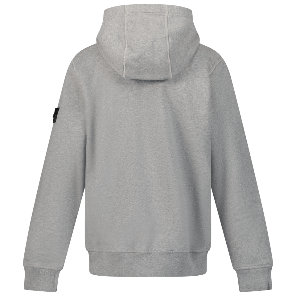 Stone Island Kinder Jongens Trui Licht Grijs - Superstellar