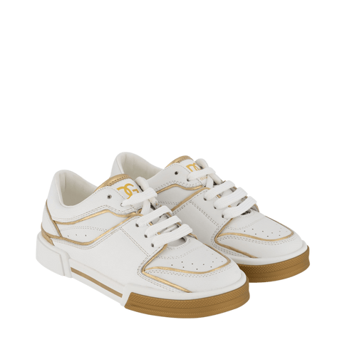Dolce & Gabbana Kinder Meisjes Sneakers Goud 28