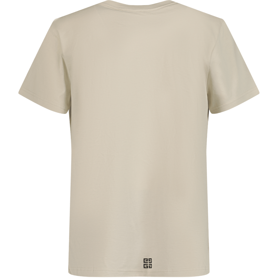 Givenchy Kinder Jongens T-Shirt Licht Beige