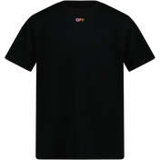 Off-White Children's T-Shirt Black