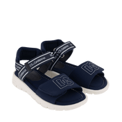 Dolce & Gabbana Kids Unisex Sandalet Mavi