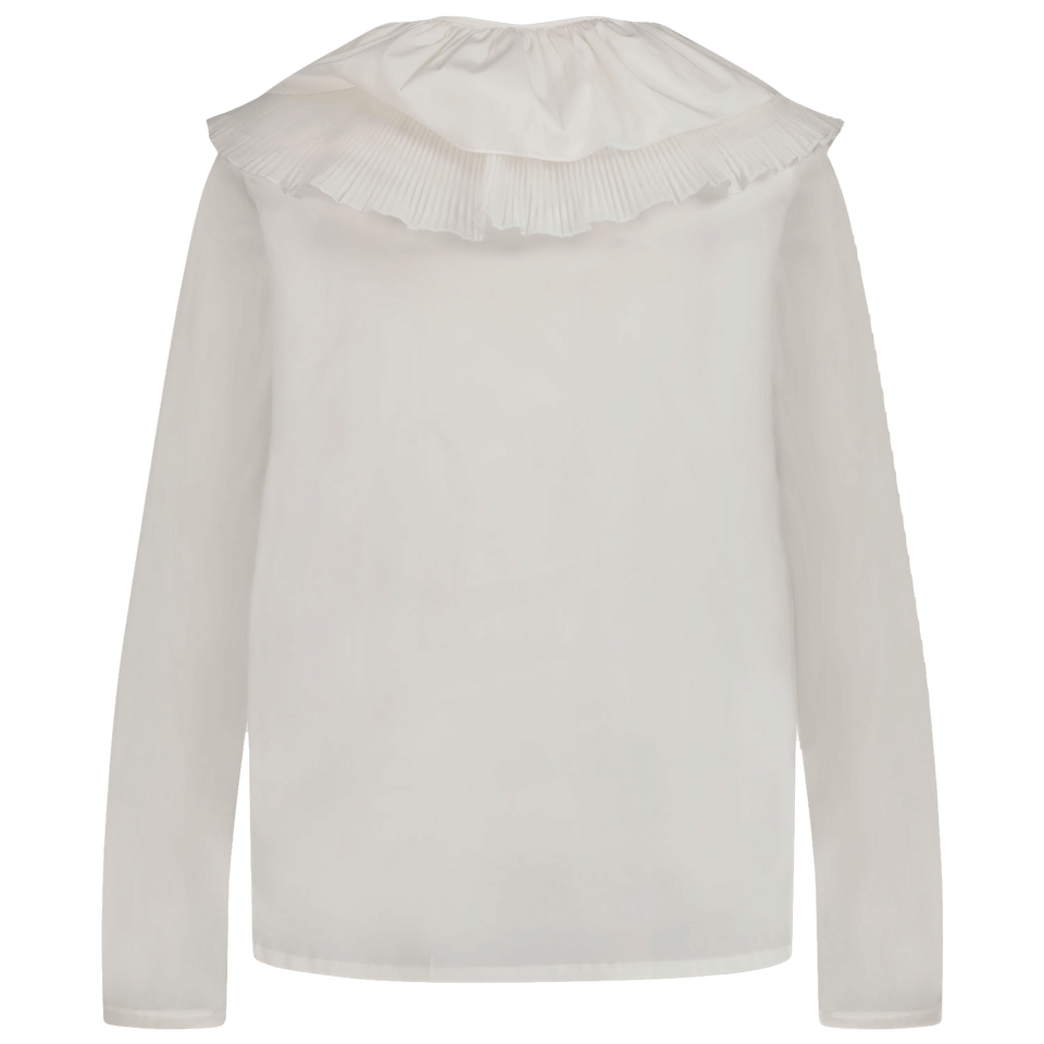 MonnaLisa Kids Girls Blouse Off White