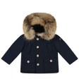 Woolrich Baby Unisex Coat Navy