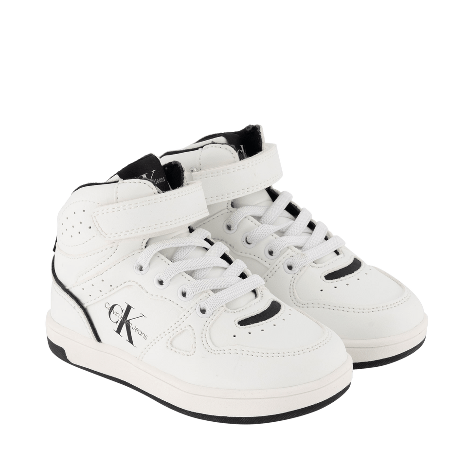 Calvin Klein Kids Boys Sneakers White