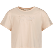 Chloe Children's Girls tişört açık pembe