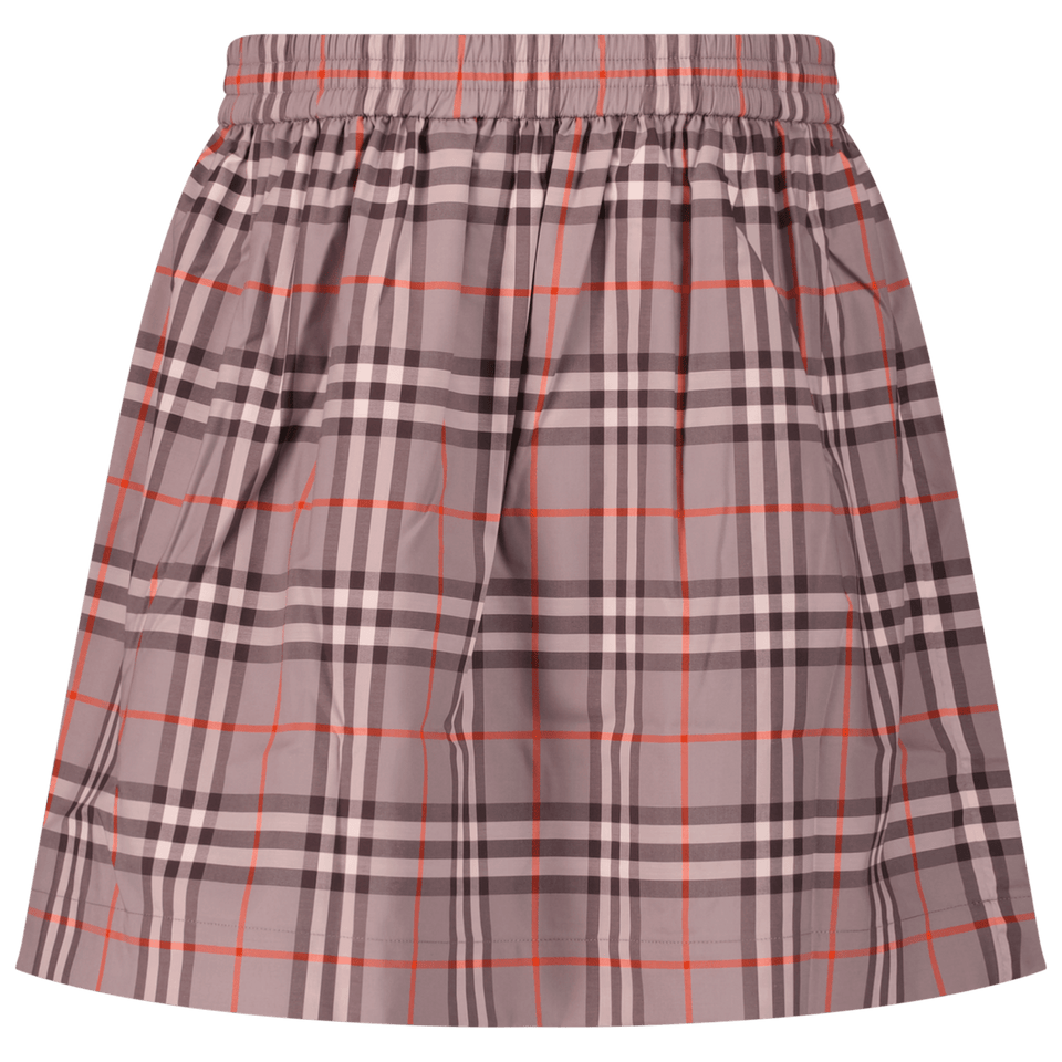 Burberry Kids Girls Skirt Grey