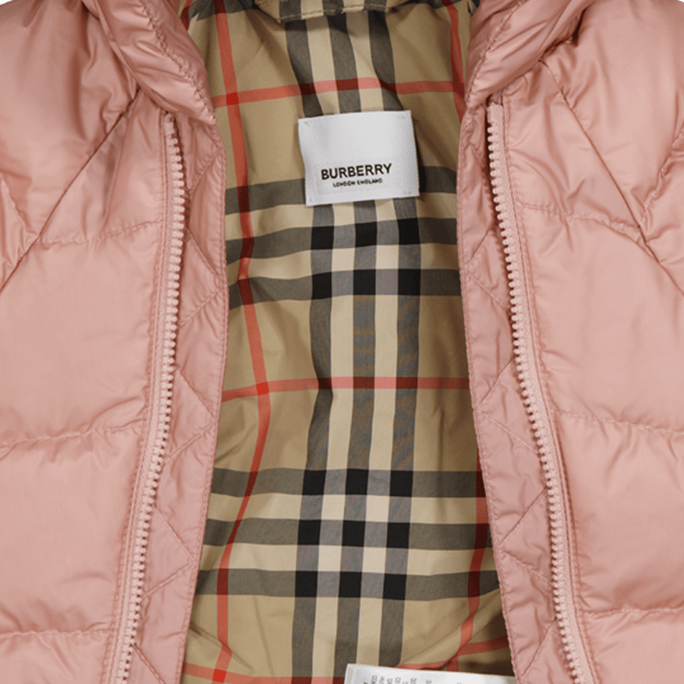 Burberry Baby Girls Skisuit Light Pink