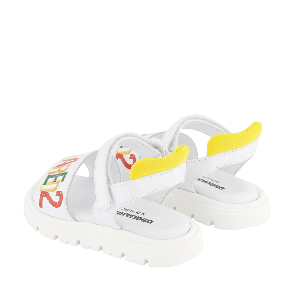 Dsquared2 Kinder Unisex Sandalen Wit