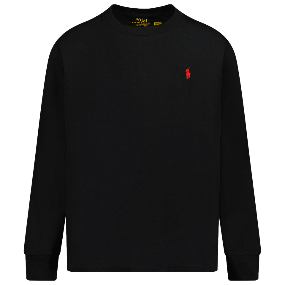 Ralph Lauren Kids Boys T-Shirt Black