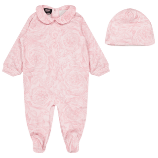 Versace Baby Girls Playsuit Light Pink