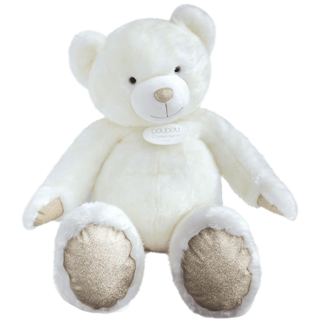 Doudou et Compagnie Baby Beer 120CM Wit ONE