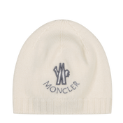 Moncler Baby Unisex hat OffWhite