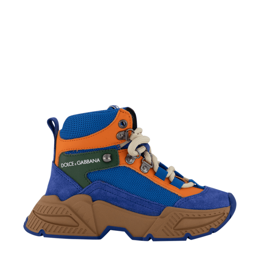 Dolce & Gabbana Kinder Jongens Sneakers Cobalt Blauw