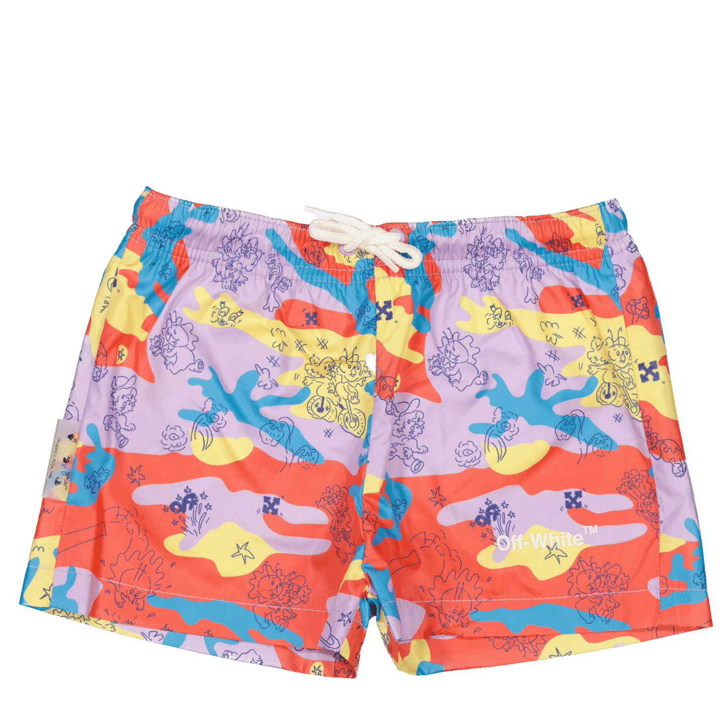 Off-White Baby Boys Swimwear Lilac