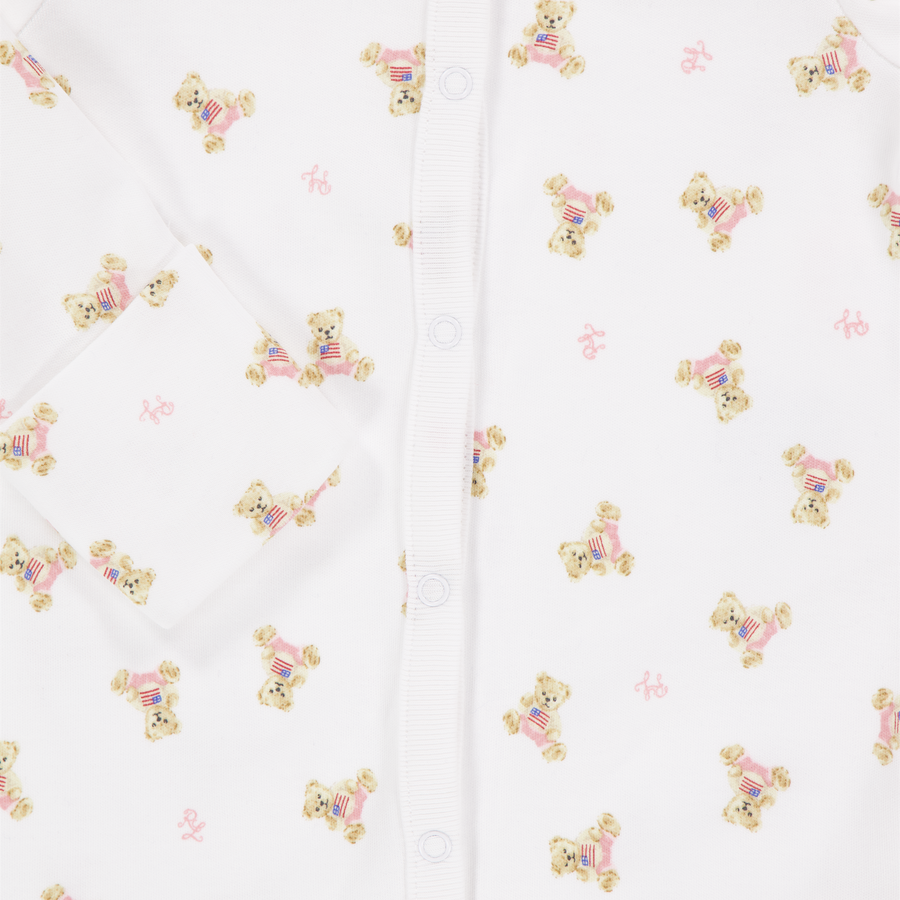 Ralph Lauren Baby Girls Playsuit In White