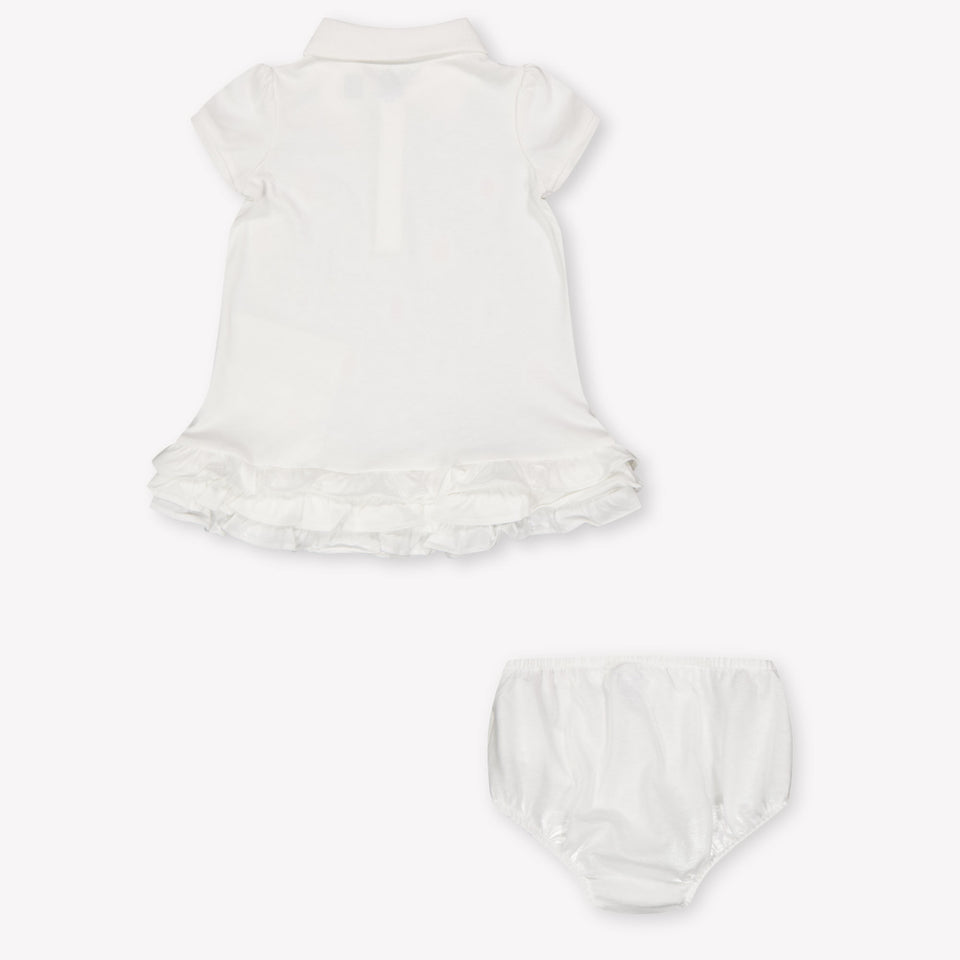 Ralph Lauren Baby Girls Dress In White