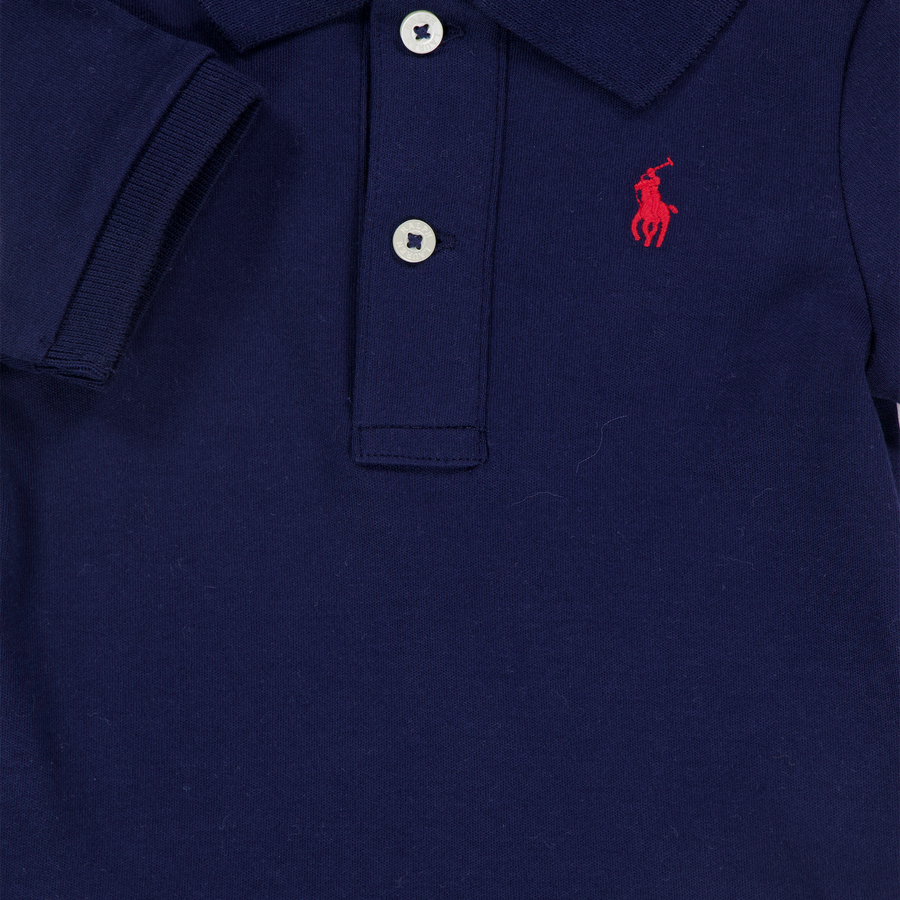 Ralph Lauren Baby Boys Romper In Navy