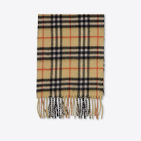 Burberry Cash Kids Unisex Scarves In Beige