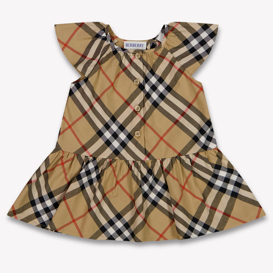 Burberry Talley Baby Girls Dress in Beige
